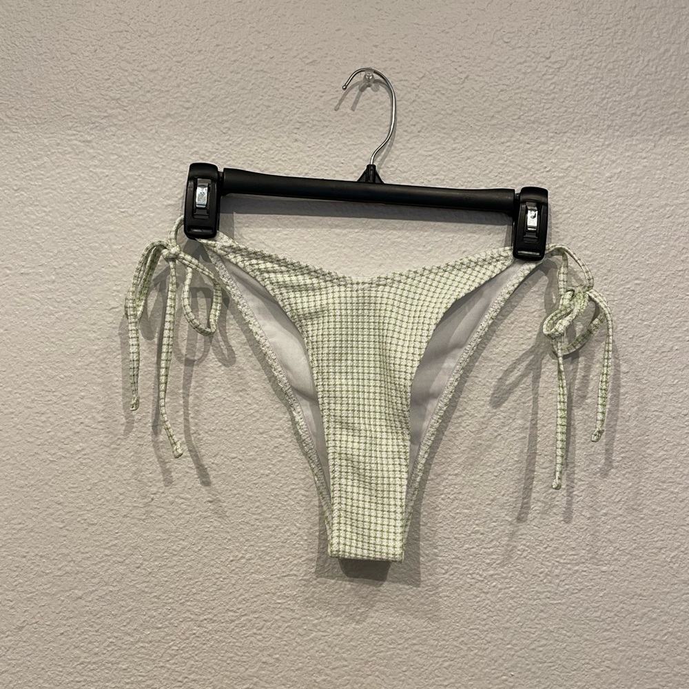 Green Checkered Bikini Bottom